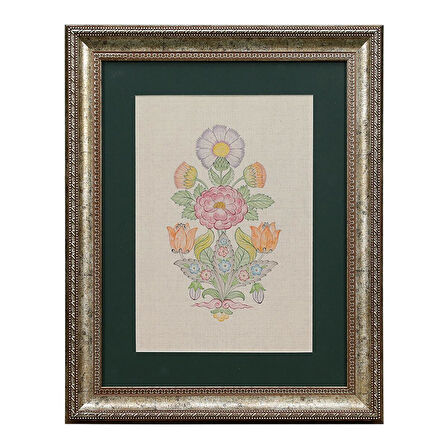 e38 EL İŞÇİLİĞİ SULUBOYA TABLO 32x41 cm - 6203