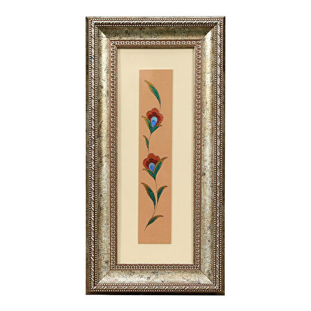 e38 EL İŞÇİLİĞİ SULUBOYA TABLO 17x33  cm - 6207