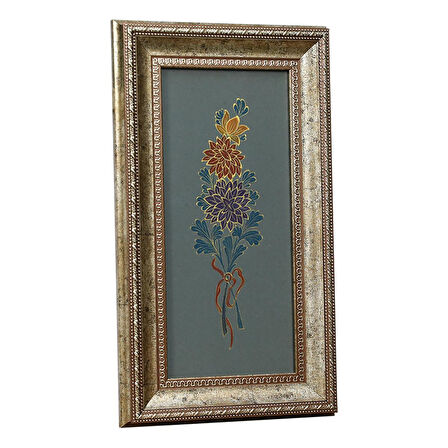 e38 EL İŞÇİLİĞİ SULUBOYA TABLO 19x32  cm - 6209