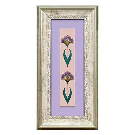 e38 EL İŞÇİLİĞİ SULUBOYA TABLO 17x34  cm - 6217