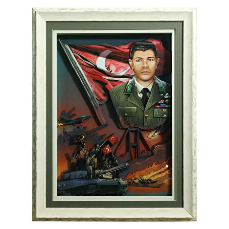 e38 EL İŞÇİLİĞİ  KAĞIT RÖLYEF TABLO 66x86 CM - 6344