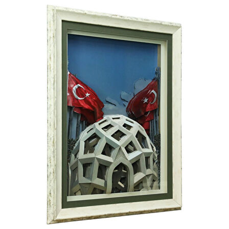 e38 EL İŞÇİLİĞİ  KAĞIT RÖLYEF TABLO 66x86 CM - 6347