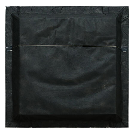 e38 EL İŞÇİLİĞİ TÜRK BAYRAĞI KAĞIT RÖLYEF TABLO 66x68 CM - 6352