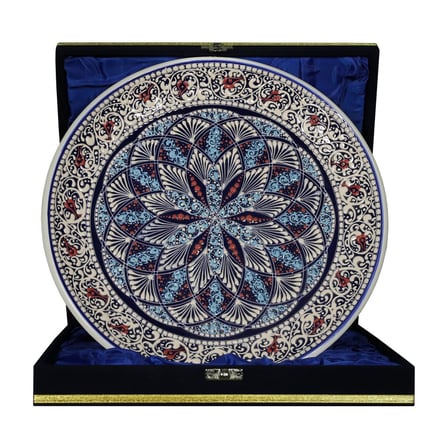 e38 EL İŞÇİLİĞİ ÇİNİ TABAK 30 CM - 6651