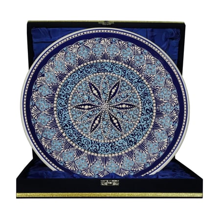e38 EL İŞÇİLİĞİ ÇİNİ TABAK 30 CM - 6652