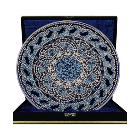 e38 EL İŞÇİLİĞİ ÇİNİ TABAK 30 CM - 6656