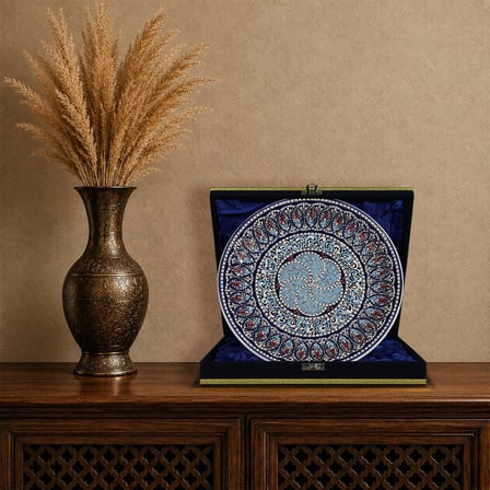 e38 EL İŞÇİLİĞİ ÇİNİ TABAK 25 CM - 6658