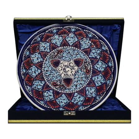 e38 EL İŞÇİLİĞİ ÇİNİ TABAK 25 CM - 6660