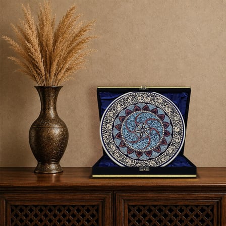 e38 EL İŞÇİLİĞİ ÇİNİ TABAK 25 CM - 6663