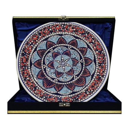 e38 EL İŞÇİLİĞİ ÇİNİ TABAK 25 CM - 6665