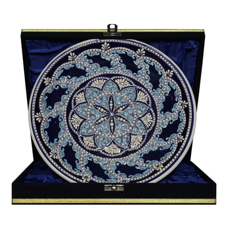 e38 EL İŞÇİLİĞİ ÇİNİ TABAK 25 CM - 6668