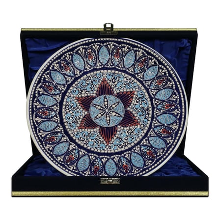 e38 EL İŞÇİLİĞİ ÇİNİ TABAK 25 CM - 6670