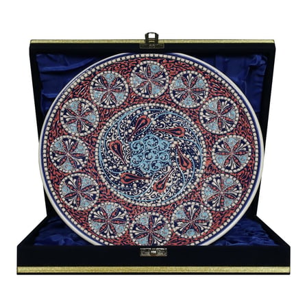 e38 EL İŞÇİLİĞİ ÇİNİ TABAK 25 CM - 6671