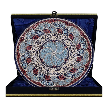 e38 EL İŞÇİLİĞİ ÇİNİ TABAK 25 CM - 6674