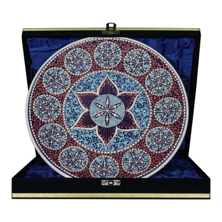 e38 EL İŞÇİLİĞİ ÇİNİ TABAK 25 CM - 6677