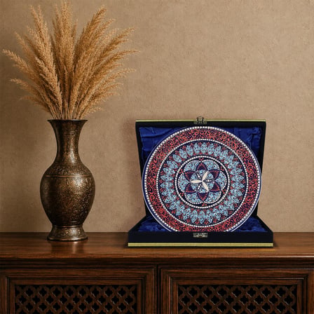 e38 EL İŞÇİLİĞİ ÇİNİ TABAK 25 CM - 6678