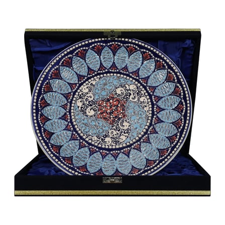 e38 EL İŞÇİLİĞİ ÇİNİ TABAK 25 CM - 6679