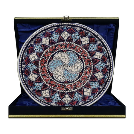 e38 EL İŞÇİLİĞİ ÇİNİ TABAK 25 CM - 6683