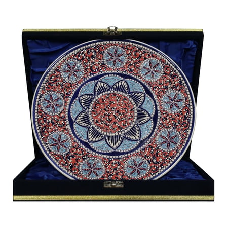 e38 EL İŞÇİLİĞİ ÇİNİ TABAK 25 CM - 6684