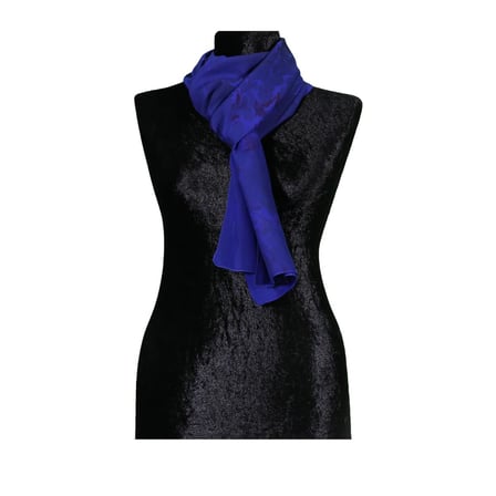 e38 EL İŞÇİLİĞİ KADIN RENKLİ EBRU FULAR 175*35 cm-6709
