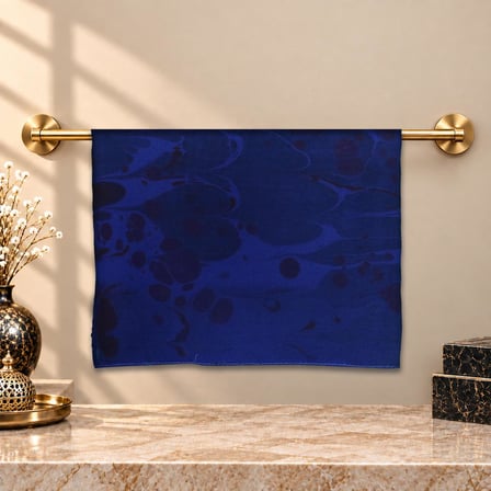 e38 EL İŞÇİLİĞİ KADIN RENKLİ EBRU FULAR 175*35 cm-6714