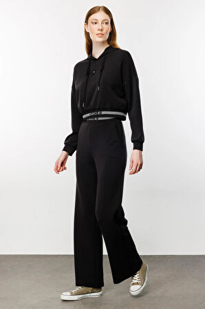 On Fashion SIFIR YAKA CROP EŞOFMAN ÜST