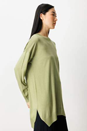 On Kadın Salaş Verev Tunik 65316 Kiwi