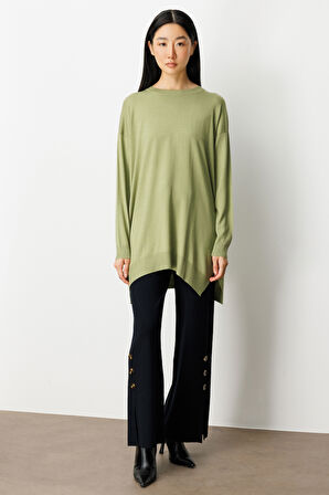 On Kadın Salaş Verev Tunik 65316 Kiwi