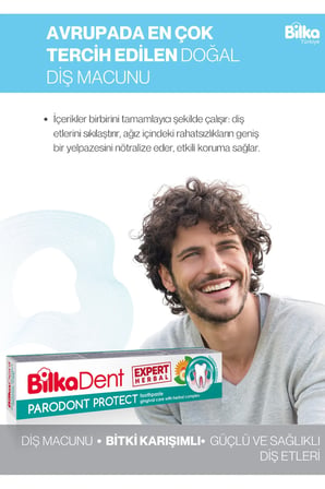Bilka Parodont Diş Macunu Diş Eti Güçlendirici Herbal Complex–Sıkı &Sağlıklı Diş Etleri, Doğal 75 ml