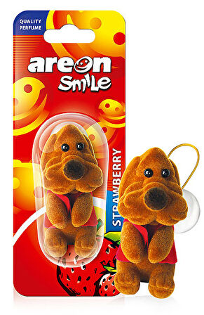 AREON SMILE STRAWBERRY KÖPEK 'Kaliteli Araç Kokusu'