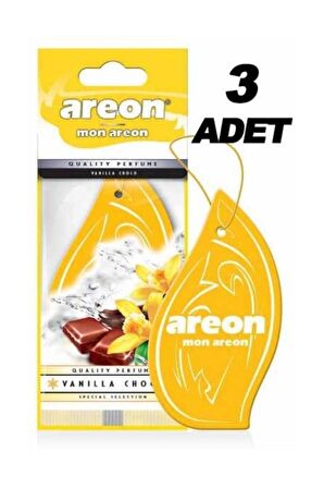 MON VANILLA CHOCO  3'LÜ 'Kaliteli Araç Kokusu'