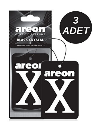 Areon X Black Crystal 3'lü Oto Araç Kokusu