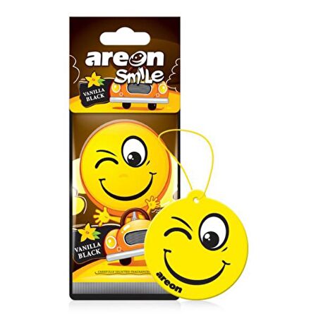 Areon Smile Dry Vanilla Black Oto Araç Kokusu