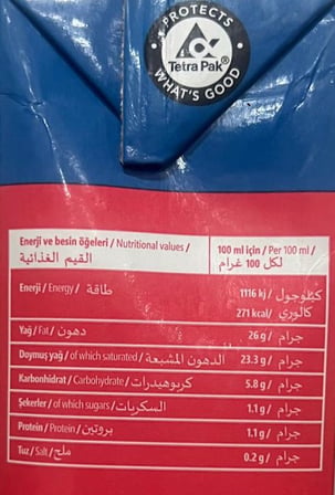 Zeelandia Cremti Sıvı Şanti Şekersiz 1 kg