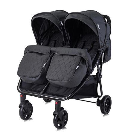 Lorelli Duo İkiz Bebek Arabası – Black