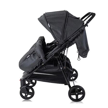 Lorelli Duo İkiz Bebek Arabası – Black