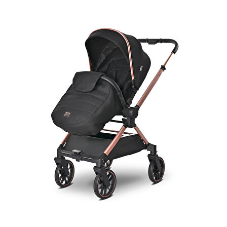 Lorelli Reya 3 in 1 Travel Sistem Bebek Arabası - Black