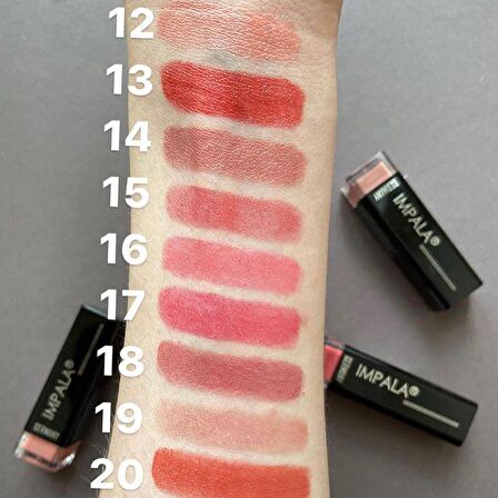 IMPALA Ruj Açık Grimsi Pembe - Cream Lipstick No: 18