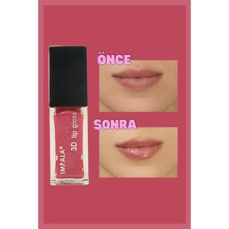 3D Lip Gloss Dudak Parlatıcı No:105