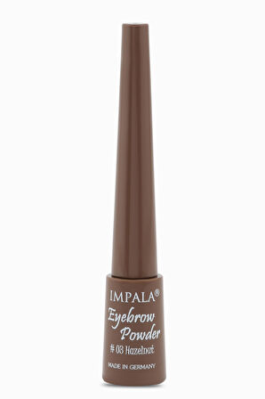 IMPLALA Kaş Pudrası - Eyebrow POWDER No: 3 HAZEL NUT