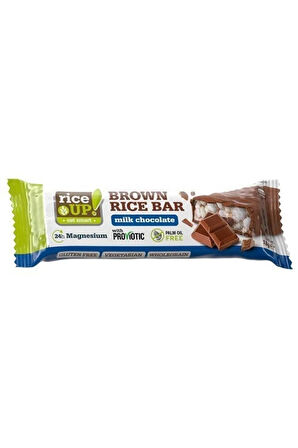 Rice Up Brown Rice Bar Milk Chocolate 18g*20 Adet