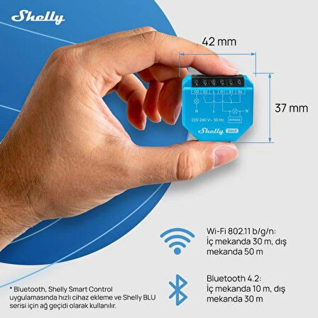 Shelly 2L Gen3 Nötrsüz 2 Kanallı Akıllı Röle