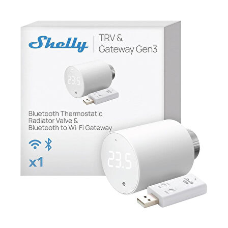 Shelly BLU TRV Akıllı Termostatik Radyatör Vanası
