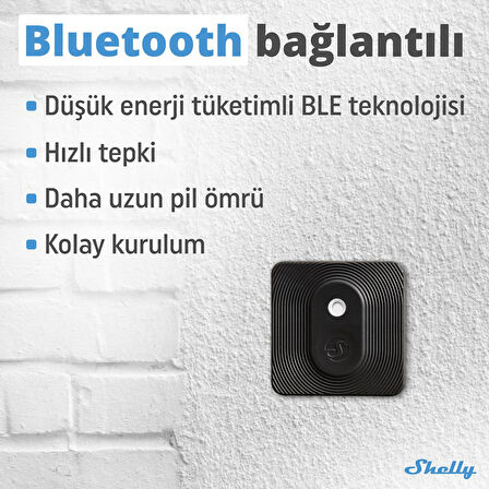 Shelly BLU H&T Siyah Bluetooth Sıcaklık ve Nem Sensörü