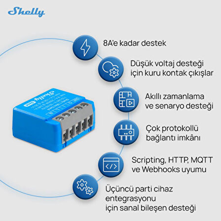 Shelly 1 Mini Gen4 Akıllı Röle