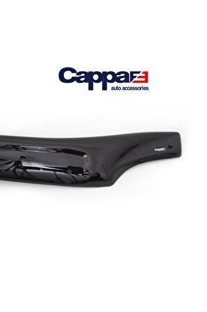 Isuzu D-max Ön Kaput Koruyucu Rüzgarlığı 4mm Akrilik (ABS) Piano Black 2002-2006