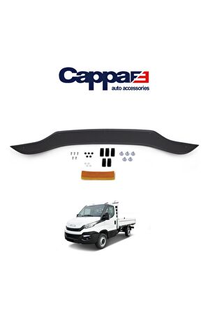 Iveco Daily Ön Kaput Koruyucu Rüzgarlığı 4mm Akrilik (ABS) Piano Black 2014 Ve Sonrası