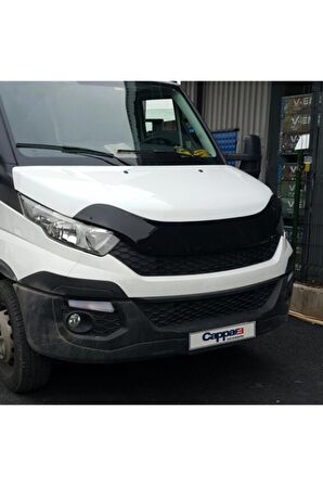 Iveco Daily Ön Kaput Koruyucu Rüzgarlığı 4mm Akrilik (ABS) Piano Black 2014 Ve Sonrası