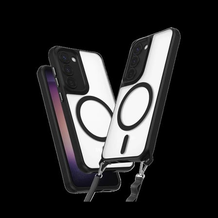 Samsung Galaxy S23 Kılıf Enka Magsafe Silikon Kılıf - Siyah