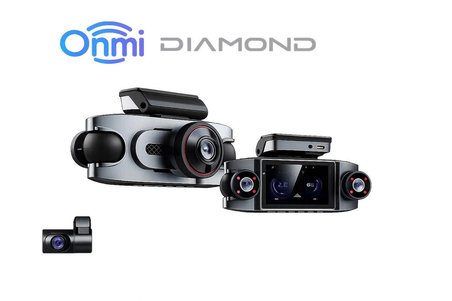 onmi diamond X16 Ön Ve Arka 4k+2k+2k+2k 4 Wifi Dashcam Araç Kamera